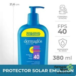 PROMOCIONAL DERMAGLOS SOLAR F40 EM 380 ML FPS40 EMULS.FR. X 380 ML